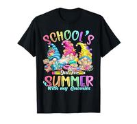 Schools Out for Summer with My Gnomies School Gnomes Teacher T-Shirt