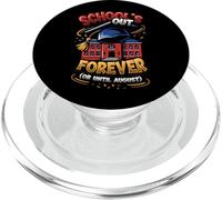 School's Out Forever (Or Until August) Funny Summer Holiday PopSockets PopGrip for MagSafe