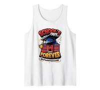 School's Out Forever (Or Until August) Funny Summer Holiday Tank Top
