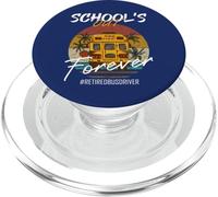 School's Out Forever Retired Bus Driver Retirement 2025 PopSockets PopGrip for MagSafe