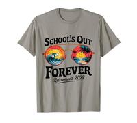 Schools Out Forever Retirement 2028 Happy Teacher Retired T-Shirt