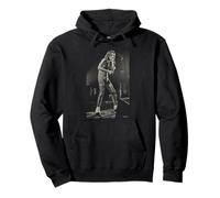 School's Out Singer Alice Cooper Live By Dick Barnatt Pullover Hoodie