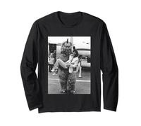 School's Out Singer Alice Cooper With Monster 1975 Long Sleeve T-Shirt