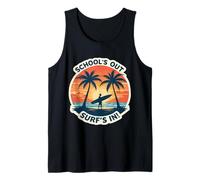 School's Out Surf's In Summer Break Student Surfer Vintage Tank Top