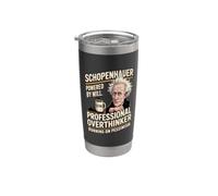 Schopenhauer Professional Overthinker Powered by Will Stainless Steel Insulated Tumbler
