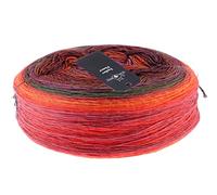 Schoppel Zauber Flower Pro 2479 Belladonna Merino Wool with Colour Gradient for Knitting or Crocheting, 150 g, 600 m, Needle Size 2-3 mm