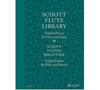 Schott Flute Library flute and piano, basso ad libitum Edmund Wae