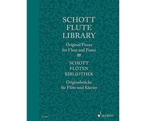 Schott Flute Library: Original Pieces - English, German, French Language NEW El
