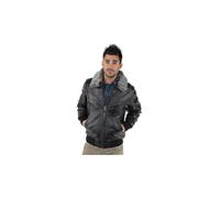 Schott Men's LC930D Blouson Long sleeve Jacket, Black, XX-Large