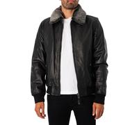 Schott Men's LC930D Blouson Long sleeve Jacket, Black, Large