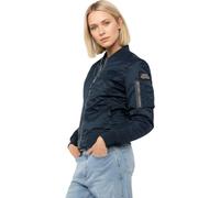 Schott NYC Women's AIRFORCEWRS Bomber Schott Jacket, Navy, L