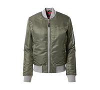 Schott NYC Women's AIRFORCEWRS Bomber Schott Jacket, SAGE KAKI, L