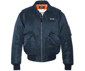 Schott NYC CWU 90's Fit Bomber Jacket - Navy XXL XXL