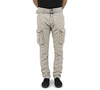 Schott NYC Homme Trranger70 Pants, Gris (Ciment), 36W EU