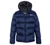 Schott NYC IDAHO2 Down Jacket with Hood Zippe Schott, Royal Blue, XXL for Adults