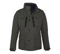 Schott NYC Men's Field Parka Long Sleeve Jacket, Green (Kaki), Large