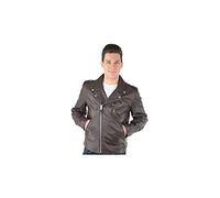 Schott NYC Men's Lc1140 Leather Jacket Not Applicable, Brown, Small