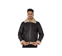 Schott NYC Men's LC1259 Bombardier, Cordovan/Cafe, XL