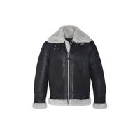 Schott NYC Men's Lc1259 Leather Jacket Not Applicable, Black/Off White, Large