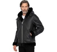 Schott NYC Men's Lc1259h Jacket, Black (Black Black), Large