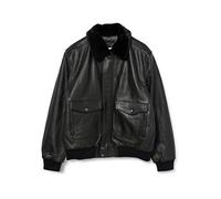 Schott NYC Men's Lc5331xgt Leather Jacket, Anthraciteblack, 4X-Large