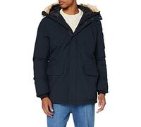 Schott NYC Men's Nelson20 Parka, Navy, Medium