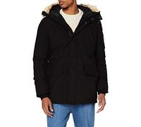 Schott NYC Men's Nelson20 Parka Not Applicable, Black, Large