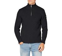 Schott NYC Men's Plecorage2 Pullover Sweater, Anthracite, Large