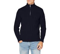 Schott NYC Men's Plecorage2 Pullover Sweater, Navy, X-Large