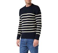 Schott NYC Men's Ploutrider1 Jumper, Navy/Beige, X-Large