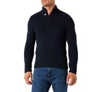Schott NYC Men's Ploutrider4 Sweater, Navy, Large
