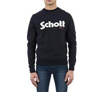 Schott NYC Men's Swcrew Sweatshirt Not Applicable, Blue (Navy Navy), Medium