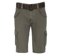 Schott NYC Men's Trbatle30pk2 Short, Olive, 33W