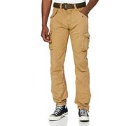 Schott NYC Men's Trbatle70pk2 Trousers, Beige, 34W