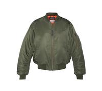 Schott NYC Recycled Nylon MA-1 90's Fit Bomber Jacket - Khaki M M