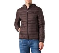 Schott NYC Silveradors Schott Extra Light Hooded Jacket, Dark Brown, XL