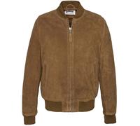 LC300 Suede Bomber Jacket camel