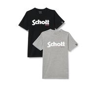 Schott NYC Tspklogo Men's T-Shirt, Black, XL