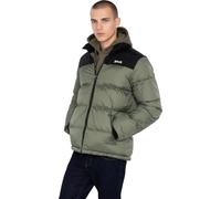 Schott NYC Utah Puffer Jacket, Sage Khaki, XXL