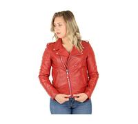 Schott NYC Women's Lcw1601d Jacket Not Applicable, Red (Red Red), Medium