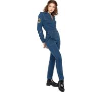 Schott NYC Women's Trjumpw Pants Not Applicable, Medium Blue, M