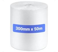 Schott Packaging Large Roll of Quality Bubble Wrap 300mm x 50m - Small Bubbles | Strong and Great for House Moving, Removals and Storage SP300MM | Fast & Free UK Delivery