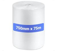 Schott Packaging Large Roll of Quality Bubble Wrap 750mm x 75m - Small Bubbles | Strong and Great for House Moving, Removals and Storage SP750MM | Fast & Free UK Delivery
