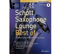 Schott Saxophone Lounge - BEST OF tenor saxophone (easy - intermediate) with Onl
