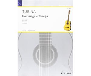 SCHOTT TURINA JOAQUIN - HOMMAGE TARREGA OP. 69 - GUITAR Classical sheets Guitar
