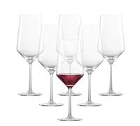 Schott Zwiesel 7544403 Pure Bordeaux 130 Crystal Wine Glass, 6-Piece