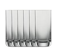 Schott Zwiesel Beer Glasses 0.2l Simple (Set of 6), Straight Beer Glass for Pilsner, Dishwasher-Safe Tritan Crystal Glasses, Made in Germany (Art. no. 123663)