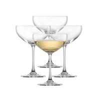 Schott Zwiesel Bar Special Champagne Bowls (Set of 4), Elegant Champagne Bowls, Dishwasher Safe Tritan Crystal Glasses, Made in Germany (Item No. 123620), Clear, Crystal
