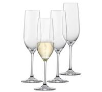 Schott Zwiesel Forté Champagne Glasses (Set of 4), Timeless Prosecco Glasses with Moussing Point, Dishwasher Safe Tritan Crystal Glasses, Made in Germany (Item No. 123616)