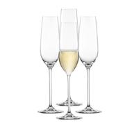 Schott Zwiesel Champagne Glasses Fortissimo (Set of 4), Elegant Champagne Glasses with Mousse Point, Dishwasher-Safe Tritan Crystal Glasses, Made in Germany (Art. no. 123686)
